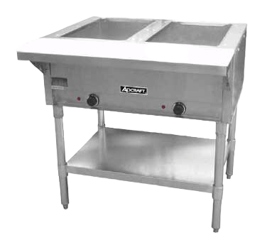 Adcraft: ST-120/2 – 2 Open Well Steam Table 120V