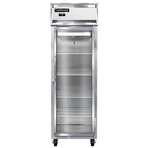 Continental : 1FNGD – 1-Section Display Freezer  with Hinged Glass Door