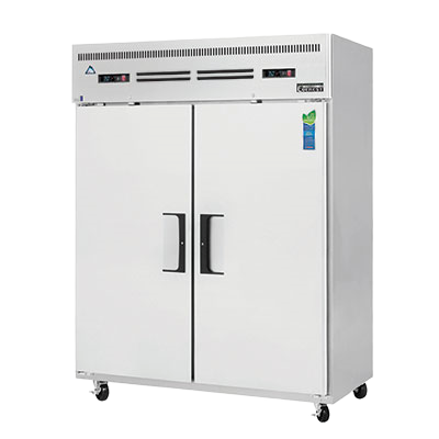 Everest: ESWRF2 – 2 Door Top Mounted Wide Reach-In Dual Temperature Refrigerator/Freezer Combo
