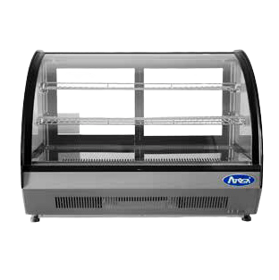 Atosa: CRDC-46 – 4.6 Cu.Ft Countertop Refrigerated Curved Display