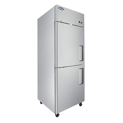 Atosa: MBF8010GRL – Top Mount (2) Divided Door Refrigerator Left Hinged