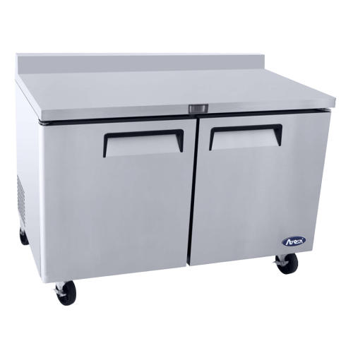 Atosa: MGF8410GR – 60″ Worktop Refrigerator with Backspalsh