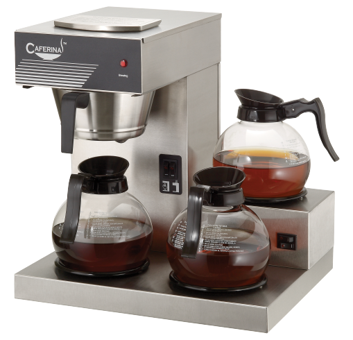 Boswell: UB/RX360 – Coffee Brewer with (3) Decanter Warmers