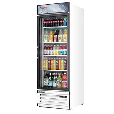 Everest: EMGR20 – 20.0 cu. ft. Reach-In 1 Glass Door Merchandiser Refrigerator