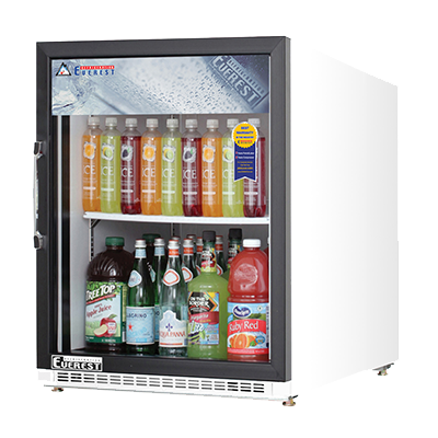 Everest: EMGR5 – 5.0 cu. ft. Reach-In 1 Glass Door Merchandiser Refrigerator