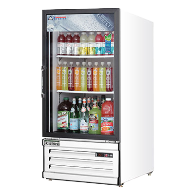 Everest: EMGR8 – 8.0 cu. ft. Reach-In 1 Glass Door Merchandiser Refrigerator