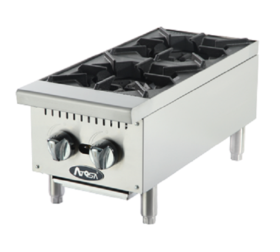 Atosa: ACHP-2 – HD 12” Two Burner Hotplate with Total 64,000 BTU