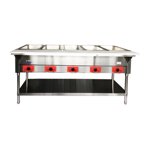 Atosa: CSTEB-5C – 5 Wells Electric Hot Food Steam Table 3750W/240V