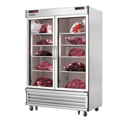 Everest: EDA2 – 2 Glass Door Meat Aging & Thawing Cabinet Refrigerator