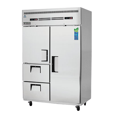 Everest: ESRF2D2 – Two-Section Top Mounted Reach-In Dual Temp Door & Drawer Refrigerator/Freezer Combo
