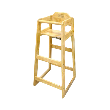 Winco: Wooden Pub-Height High-Chair