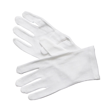 Winco: SIGNATURE CHEF White Cotton Service Gloves