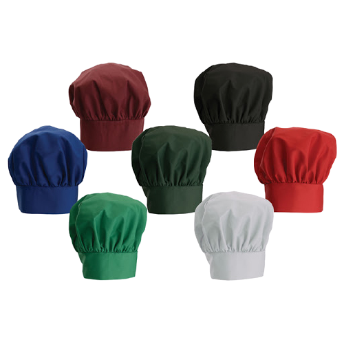 Winco: SIGNATURE CHEF Fabric Professional Chef Hats