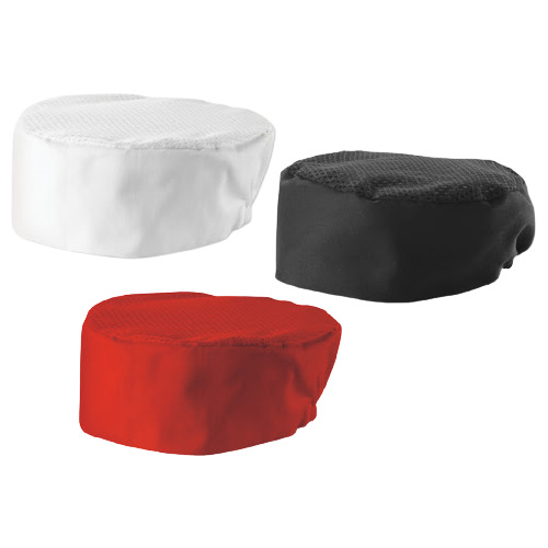 Winco: SIGNATURE CHEF Ventilated Pillbox Chef Hats