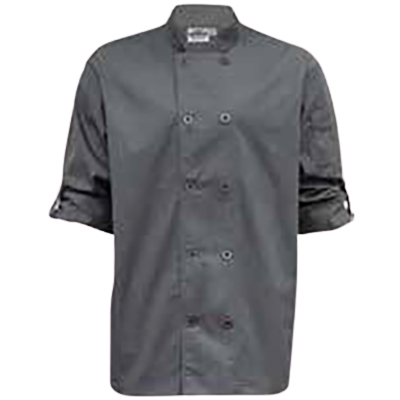 Winco: SIGNATURE CHEF Men’s Tapered Fit Roll-Tab Sleeves Chef Jackets