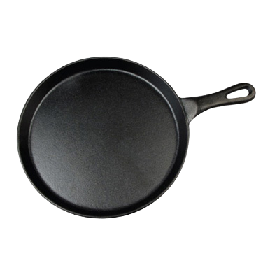 Winco: 10″ Round Cast Iron Grill Pan