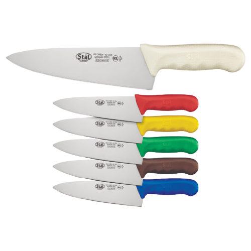 Winco: ST?L Stamped Color Handle 8″ Chef’s Knife