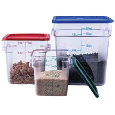 Winco: Square Food Storage Containers
