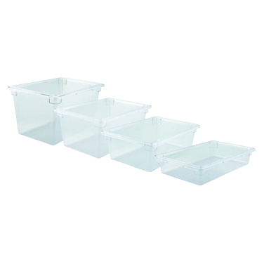 Winco: Clear Polycarbonate Food Storage Boxes
