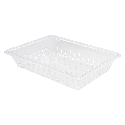 Winco: Clear Polycarbonate Food Storage Box Colanders