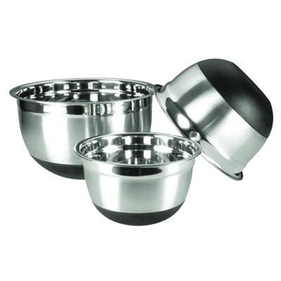 Winco: Stainless Steel Silicone Base Mixing Bowls