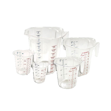 Winco: Polycarbonate Measuring Cups