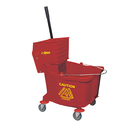 Winco: Mop Buckets With Side-Press Wringer