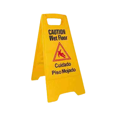 Winco: “Caution Wet Floor” Floor Signs
