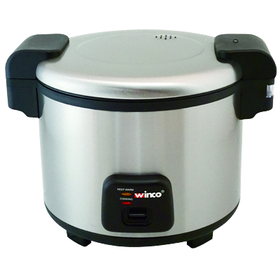 Winco: Advanced Electric Rice Cooker/Warmer With Hinged Cover