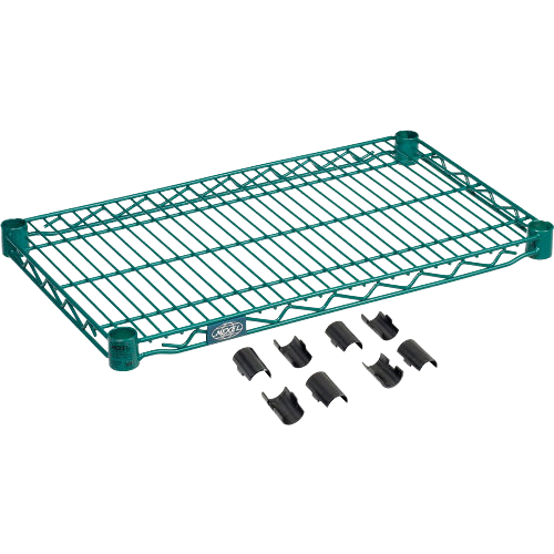 Winco: Green Epoxy-Coated Wire Shelves