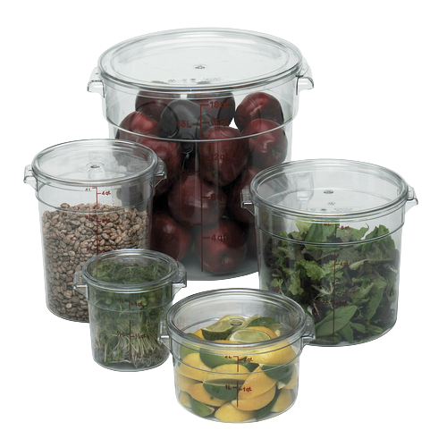 Cambro: Camwear® Round Clear Storage Containers