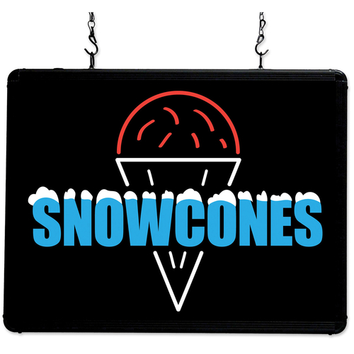 Winco: Benchmark Ultra-Bright “SNOWCONES” Sign