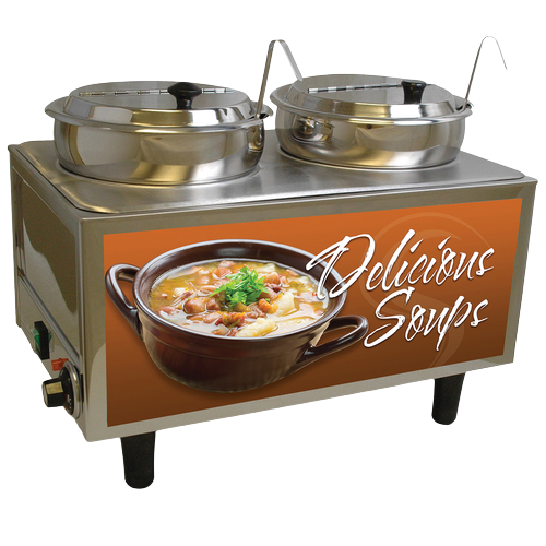 Winco: Benchmark Soup Station Themed Warmer